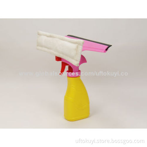 Water Spray Glass Cleaning Brush, Window Wiper/Glass Cleaner, Innovation, Easy and Practical Tool